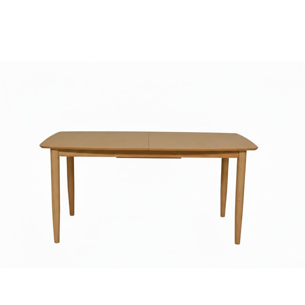 Scandi Chic Ausziehtisch aus Gummibaumholz - Loritania
