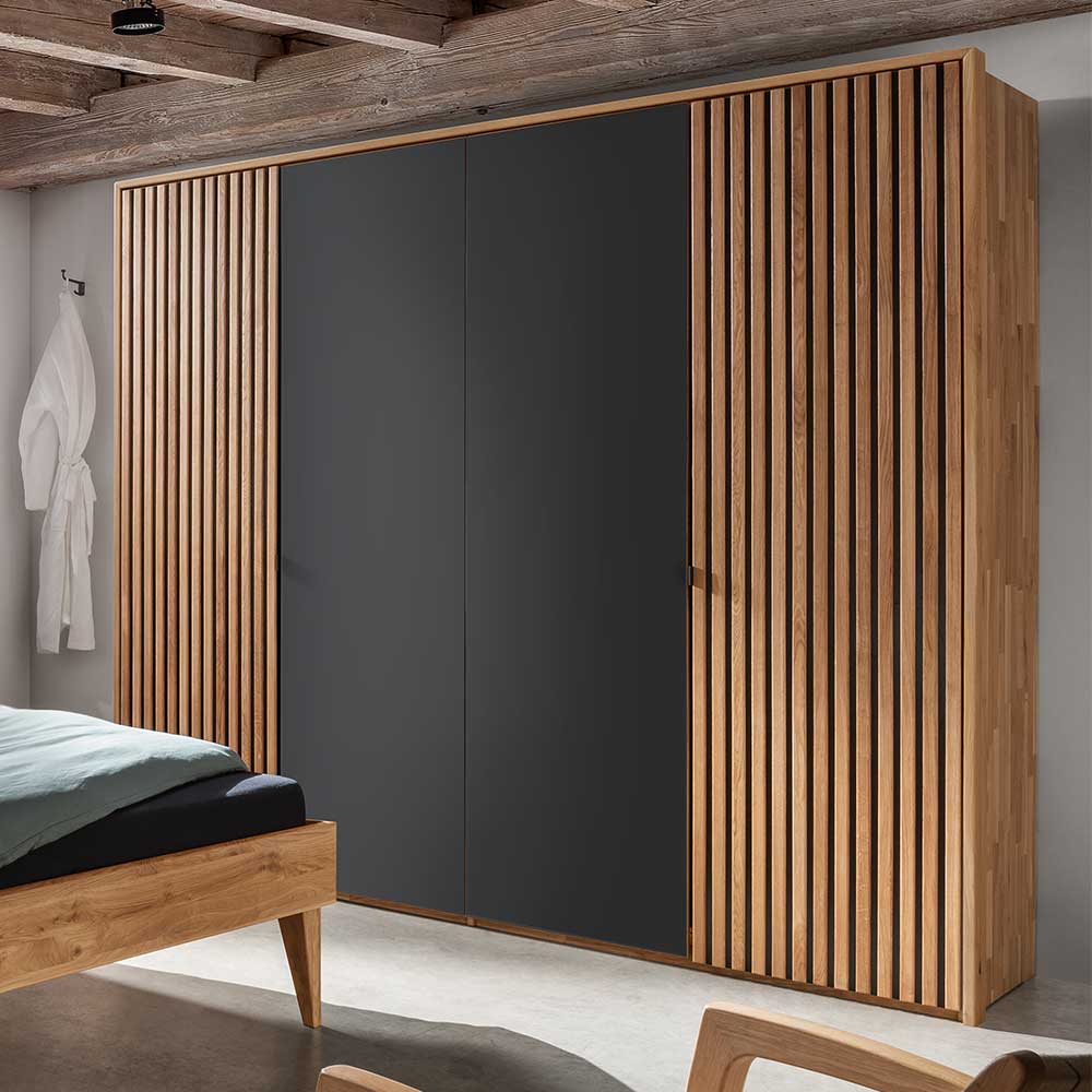 Schlafzimmerschrank modern & zweifarbig - Manarola