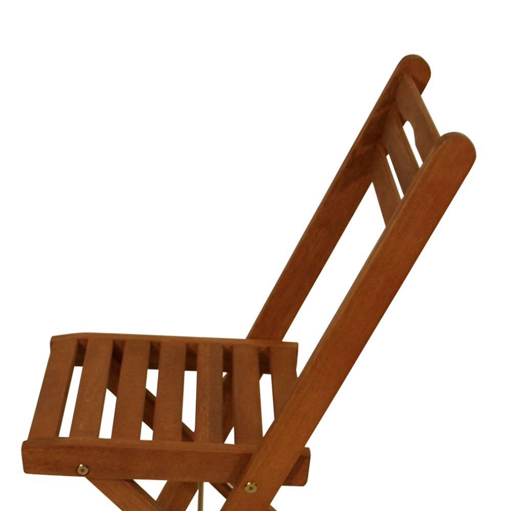 Garten-Klappstuhl aus Eukalyptusholz - Acneza (2er Set)