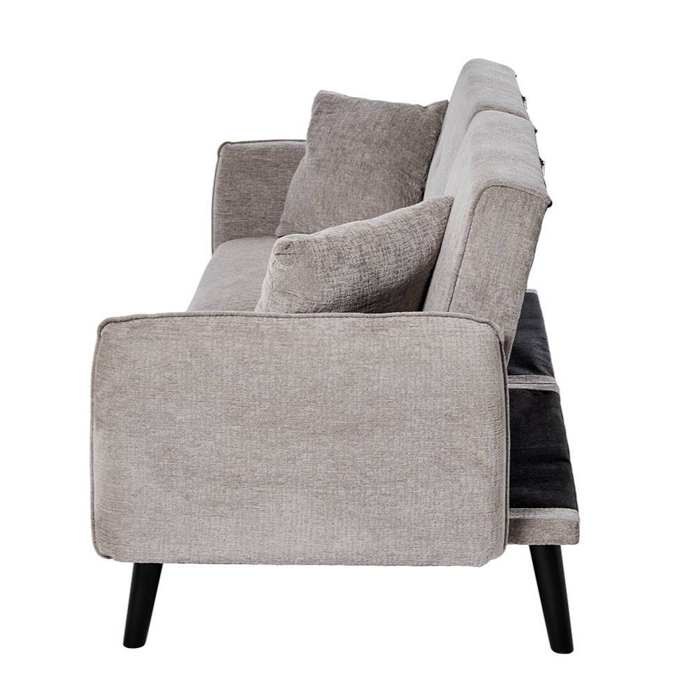 Schlafsofa in Grau Boucle - Girovi
