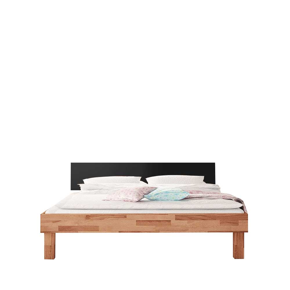 190 cm langes Bett aus Buche & MDF - Reverian