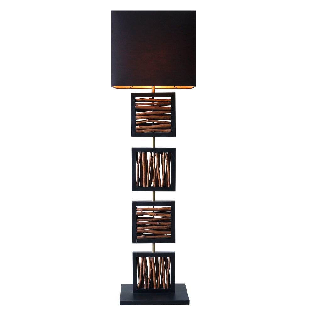 Design-Stehleuchte in Schwarz - Cylian