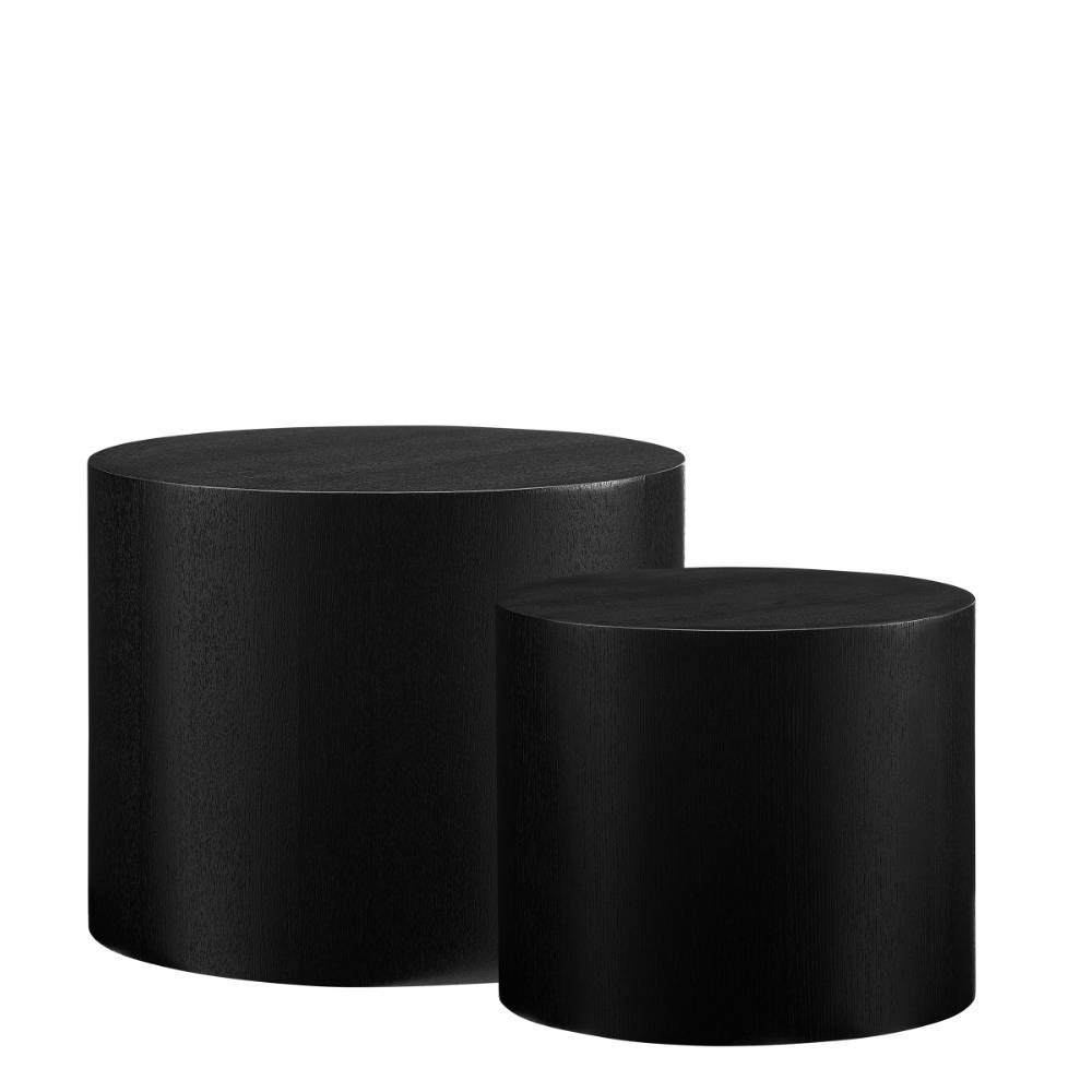 Couchtisch Duo - zylindrisches Design - Turenac (zweiteilig)