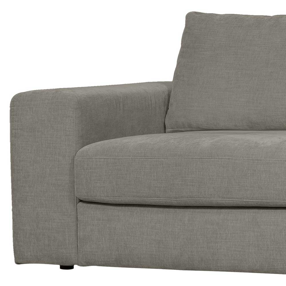 Webstoff Couch in Grau - Gregg