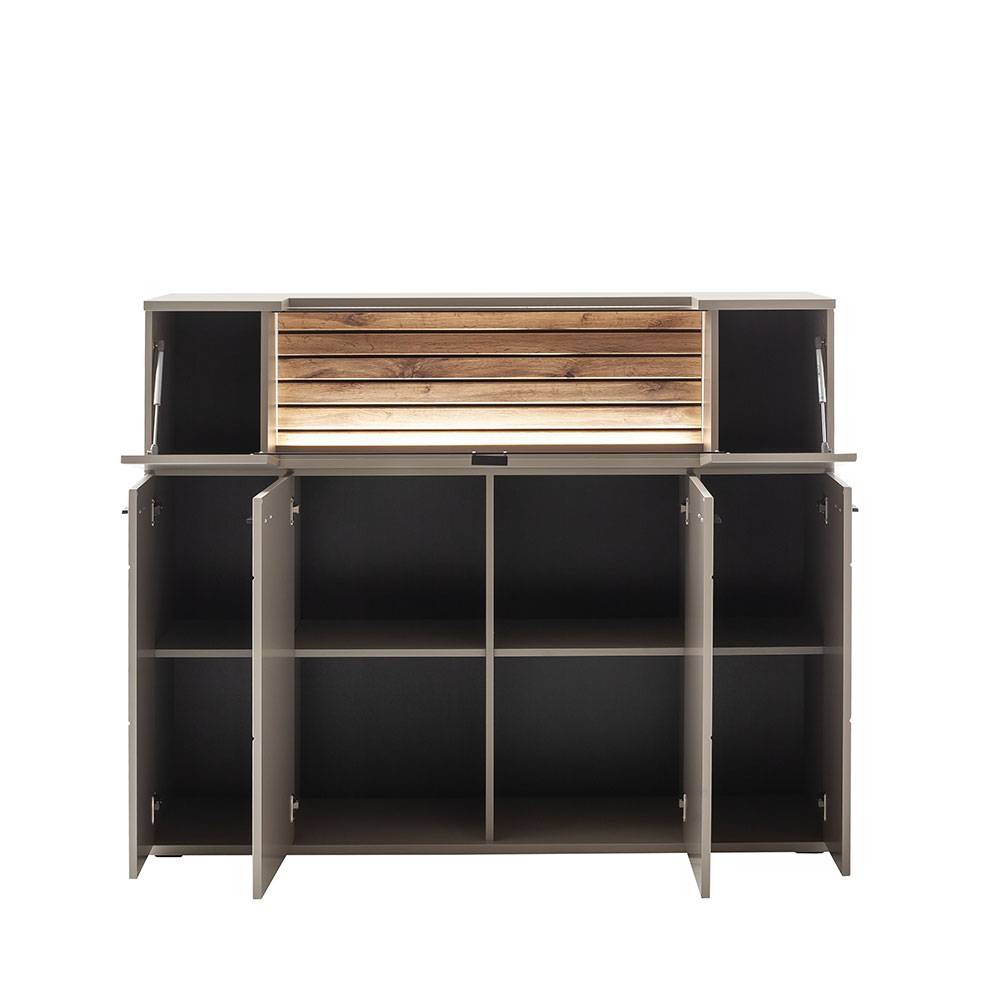 Wohnzimmerschrank mit Glas und Licht - Teorina