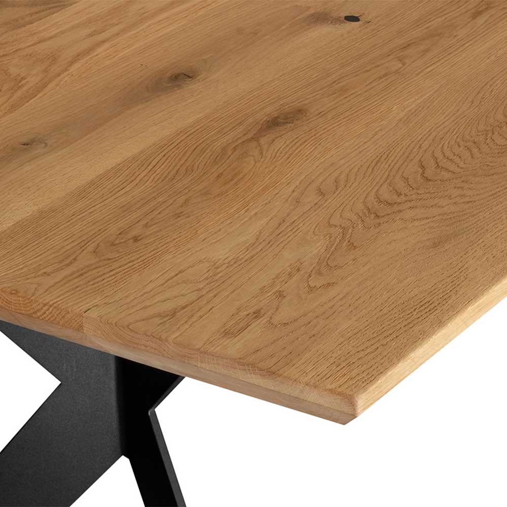 Eleganter Esszimmertisch aus massivem Eichenholz - Licium
