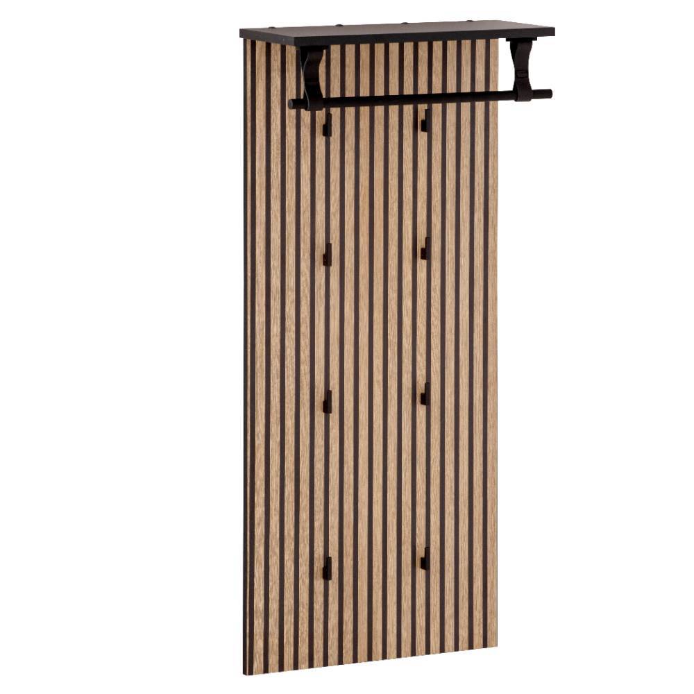 Wandgarderobe in Akustikpaneel Optik - Duran