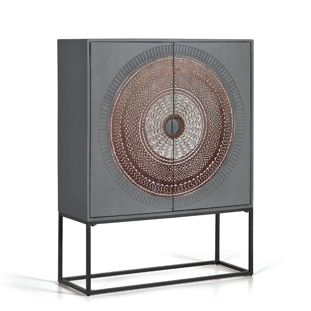 Highboard - dekorativ mit Mandala - Mesusco