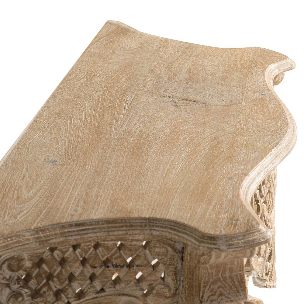 Design Konsolentisch in Mangoholz White Wash - Chiety