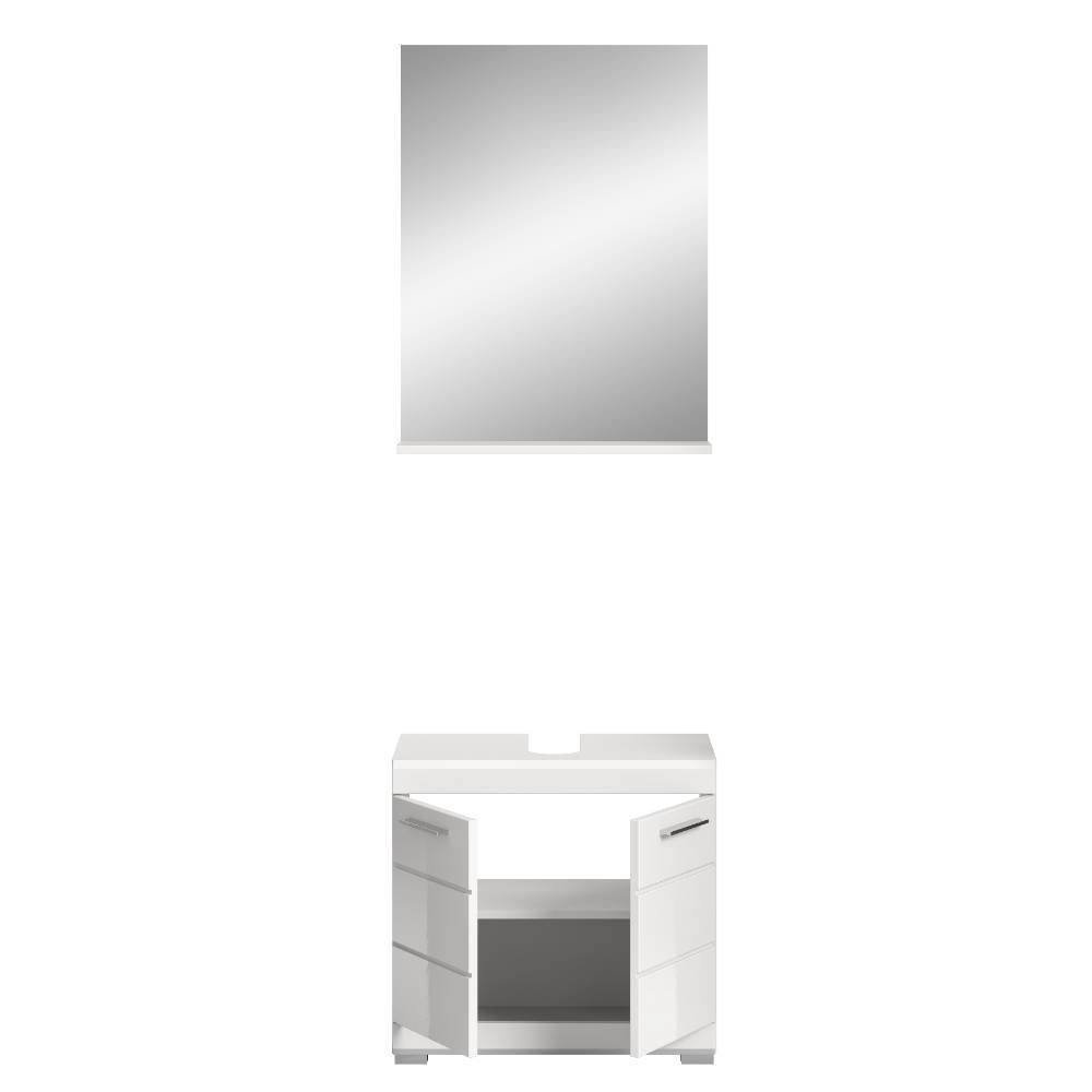 Bad Waschplatz mit Spiegel Set - Henriette (zweiteilig)