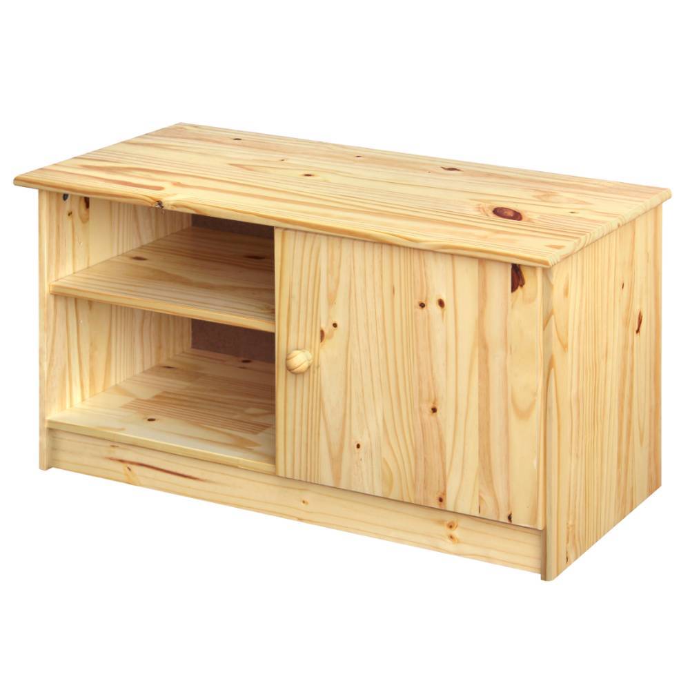 TV Board aus Kiefer Massivholz - Ekorena