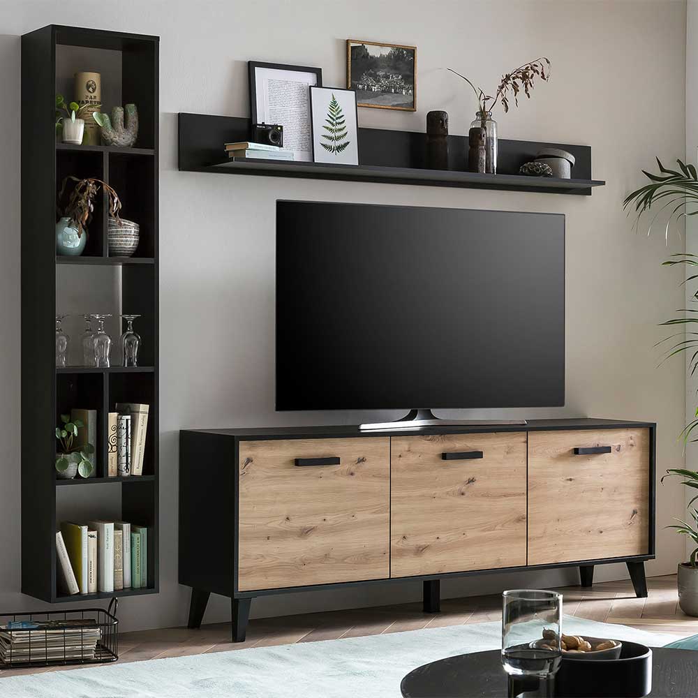 TV Möbel Kombination modern - Paniera (dreiteilig)