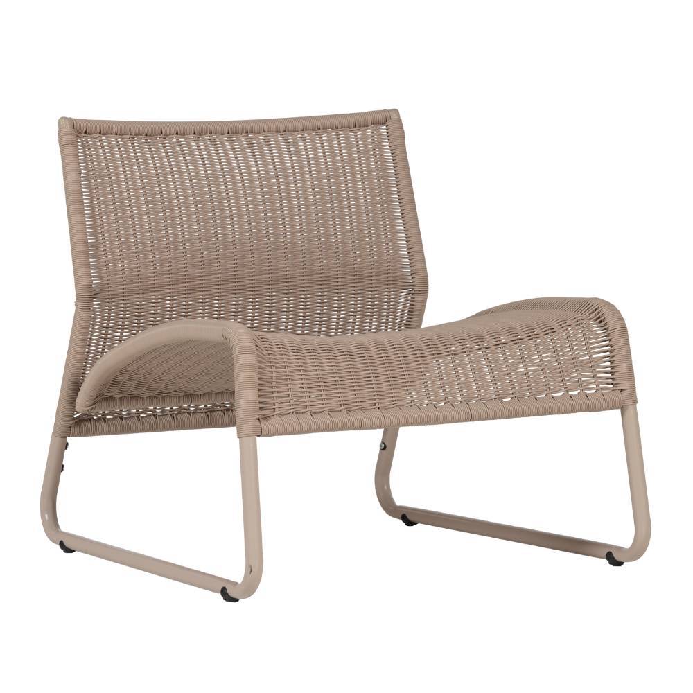 Lounge-Gartensessel in Beige - Elric