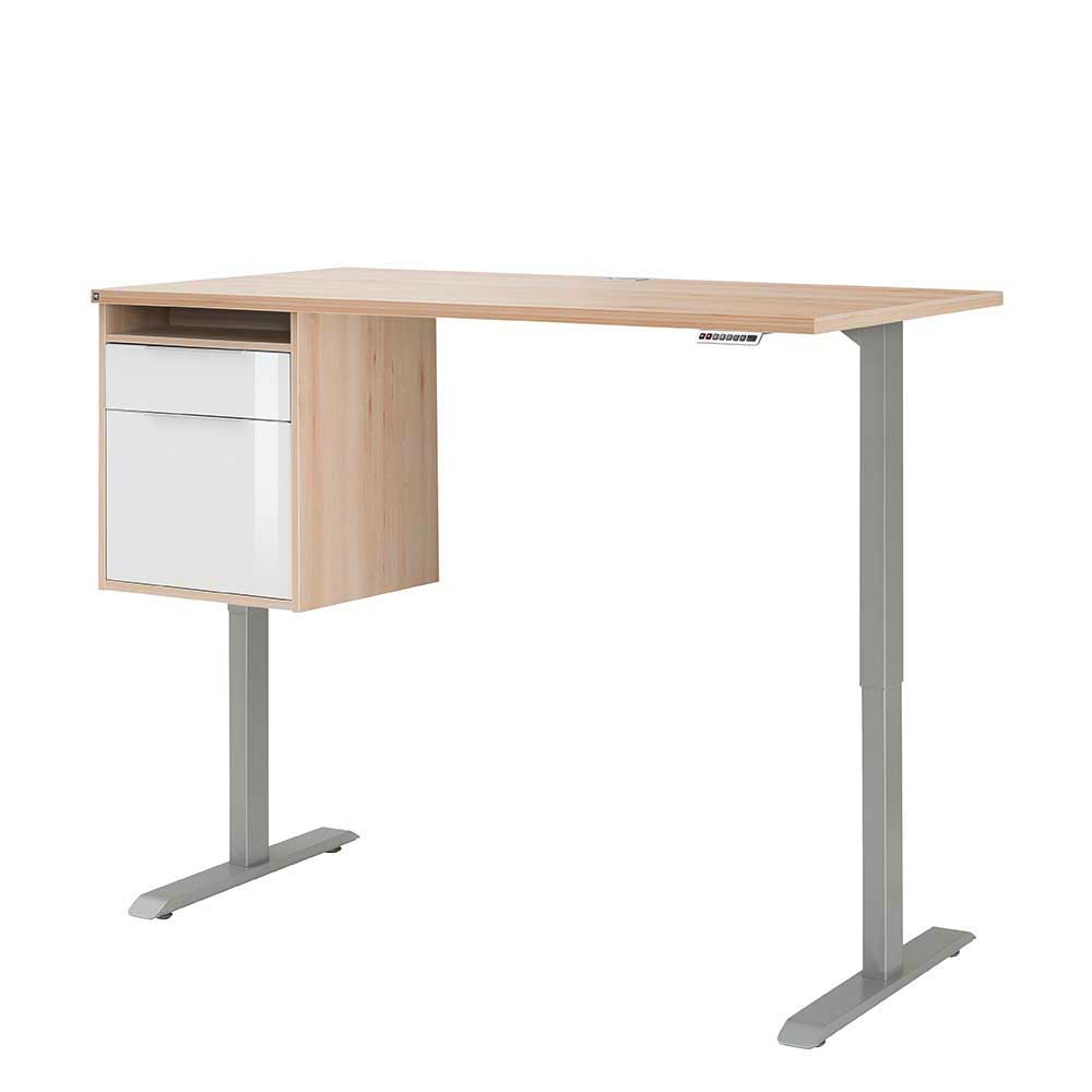 Moderner Schreibtisch mit T Gestell - Kerfou