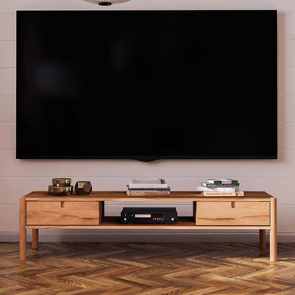 TV Board mit zwei Schubladen & Fach - Indrya