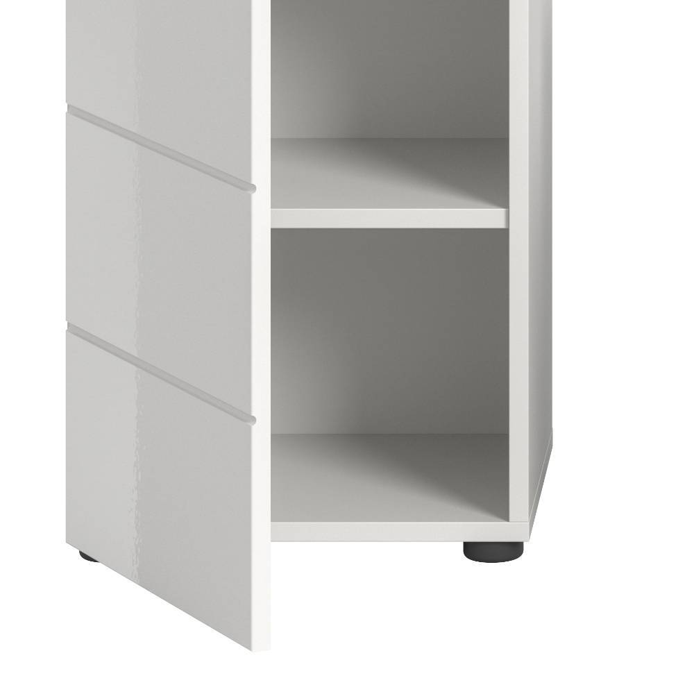 Schlanke Badmöbel Kombi - 76 cm breit - Vitablos (dreiteilig)