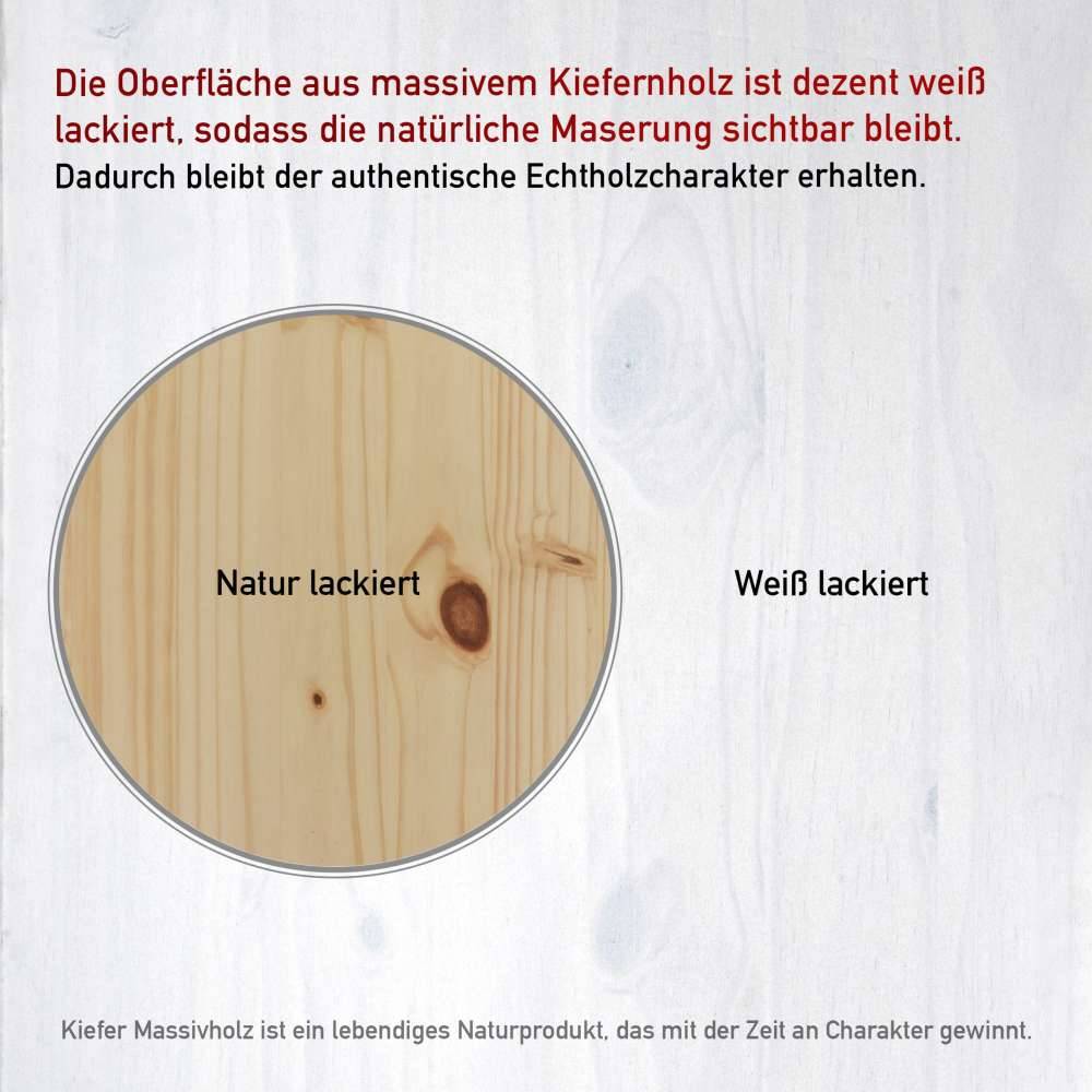 Küchenbuffet Nabrosia aus Kiefer Massivholz