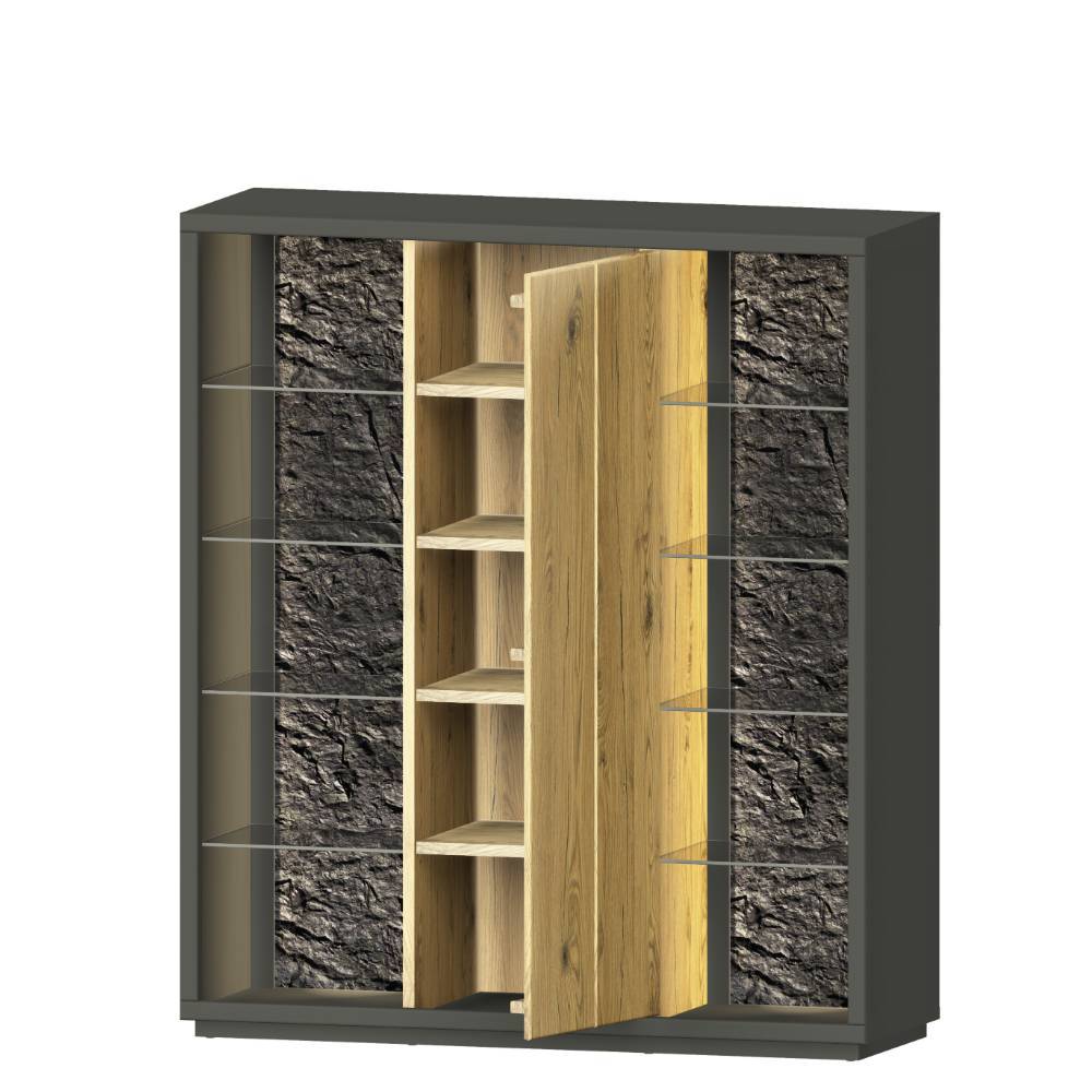 Design-Highboard zweifarbig - Friburgo