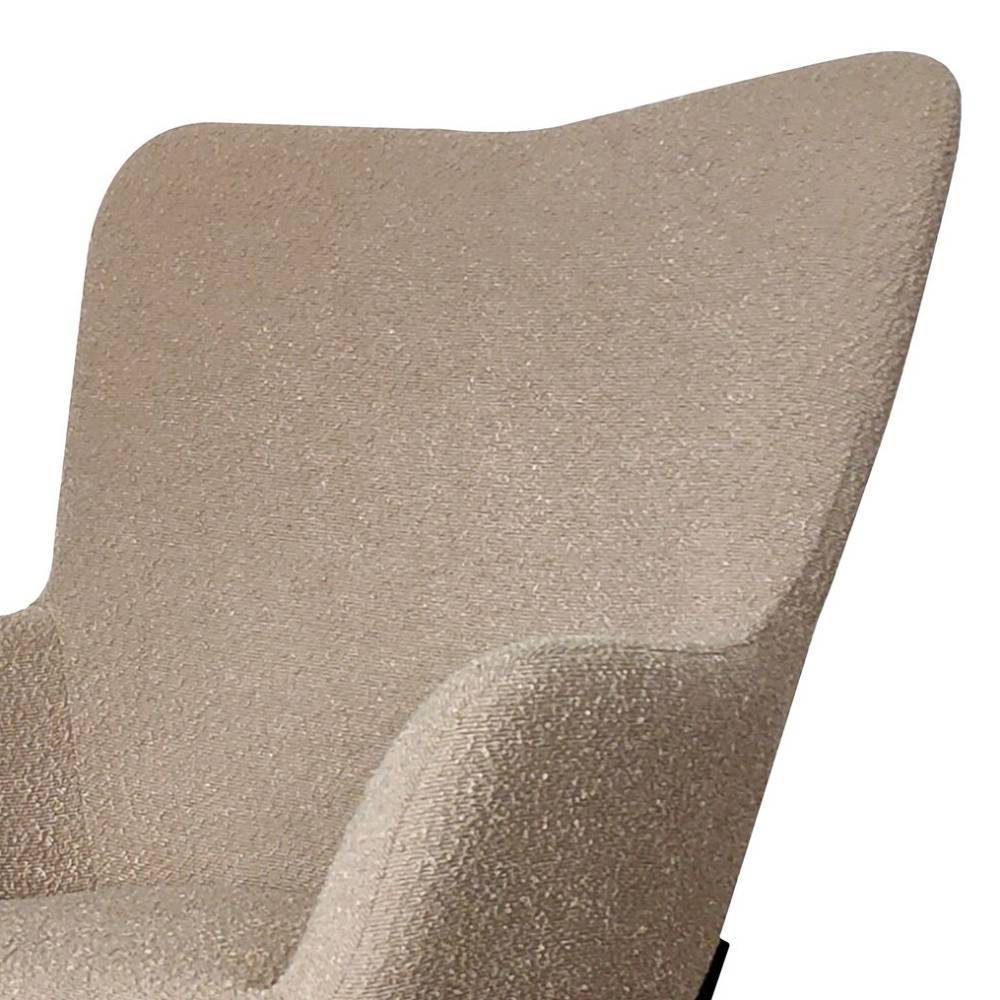 Skandi Sessel in Cappuccino und Schwarz - Telia