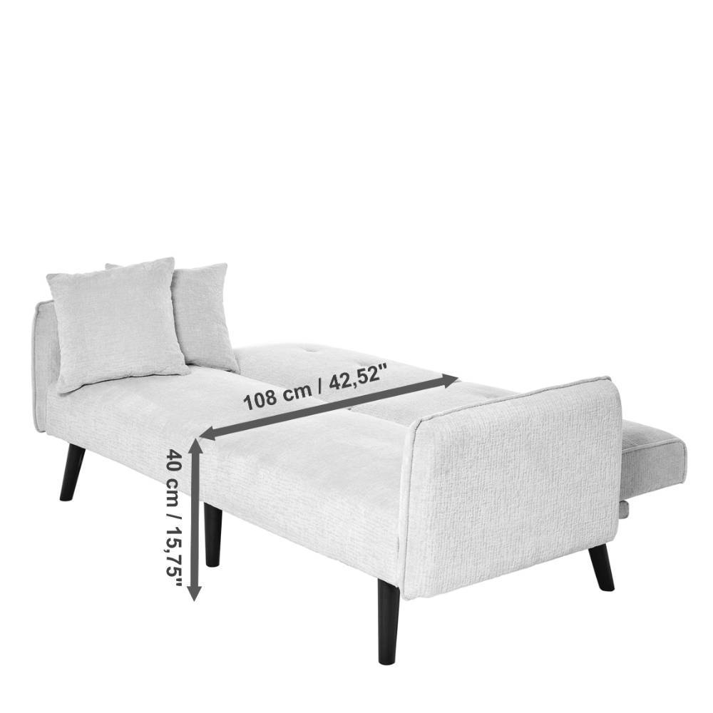 Schlafsofa in Grau Boucle - Girovi