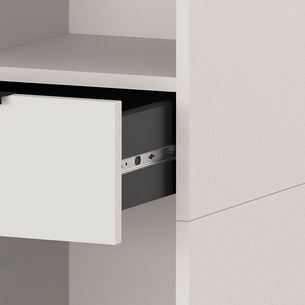 Badezimmer Hochschrank in Hellgrau - Konzit