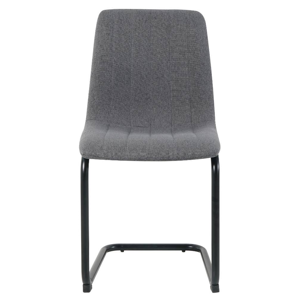 Freischwinger Stuhl in Grau - Novumsa (2er Set)