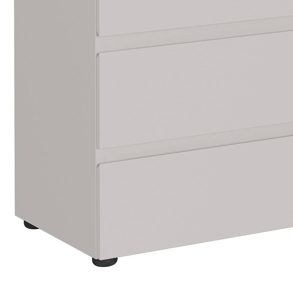 Winkel-Schreibtisch mit Seitenschrank - Andradan