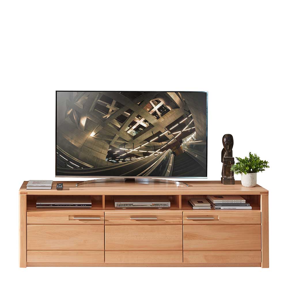 Kernbuche TV Lowboard 190 cm breit - Amyonta