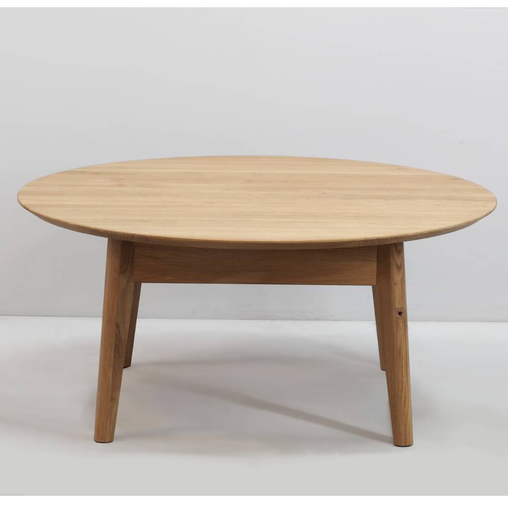 Runder Couchtisch aus Eichenholz - Mona