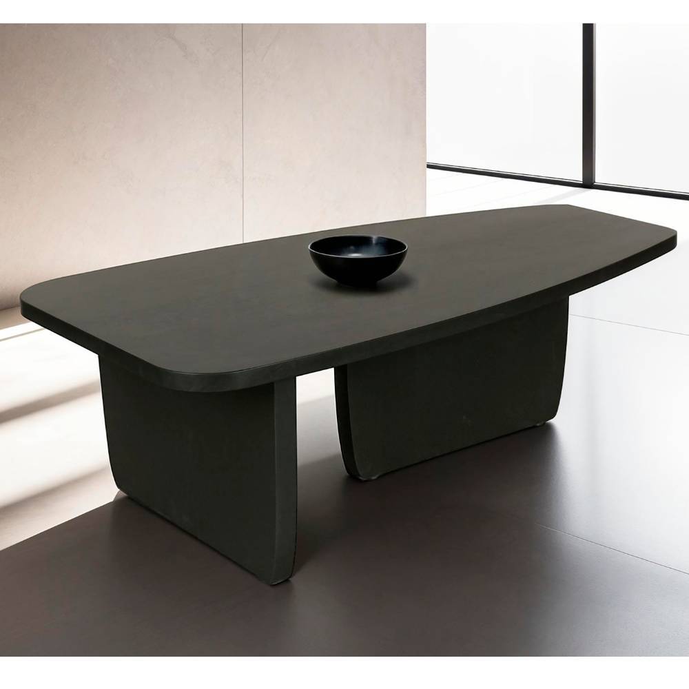 Japandi Couchtisch in Schwarz - Oledos