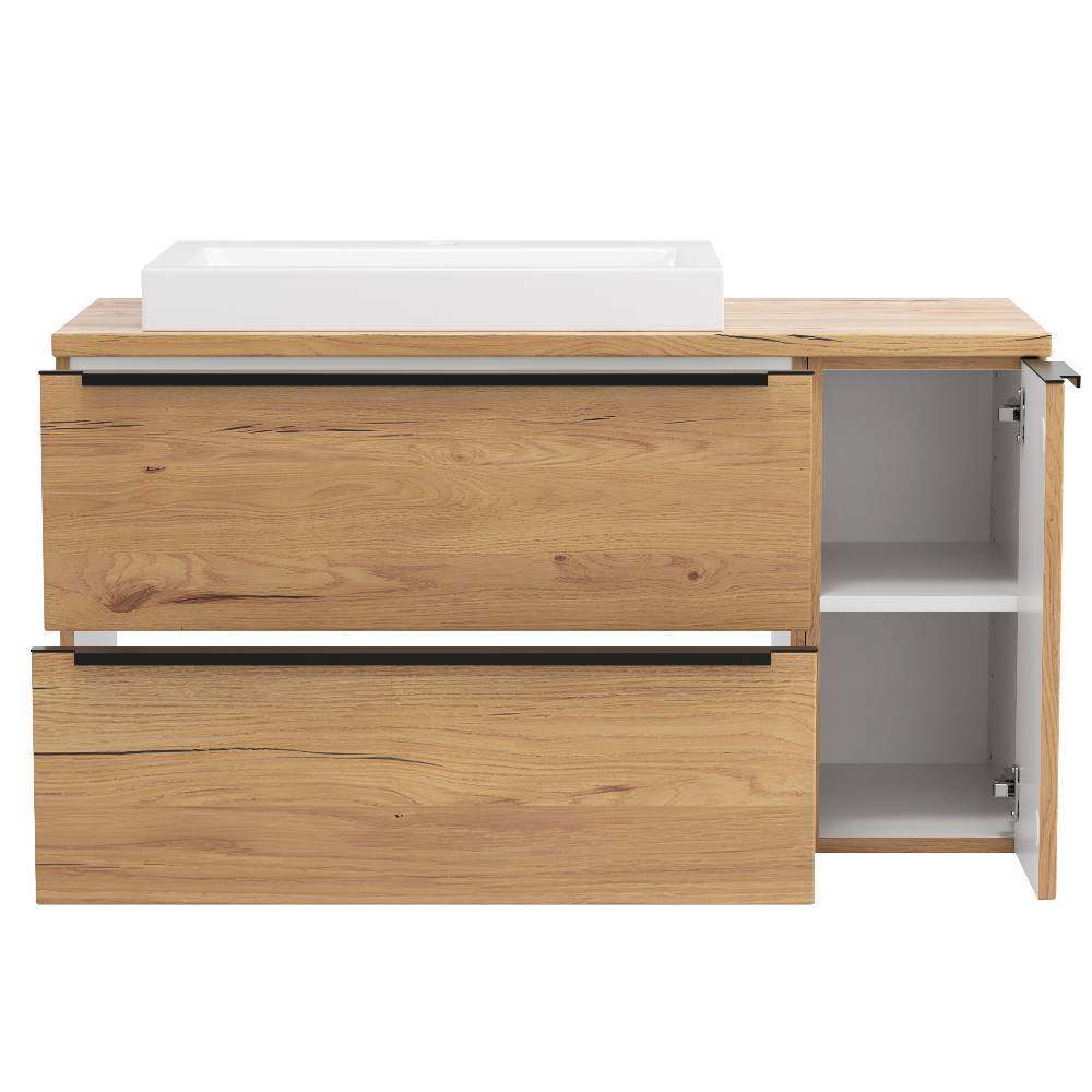 105cm breiter Waschtisch in Wildeichefarben - Jawa