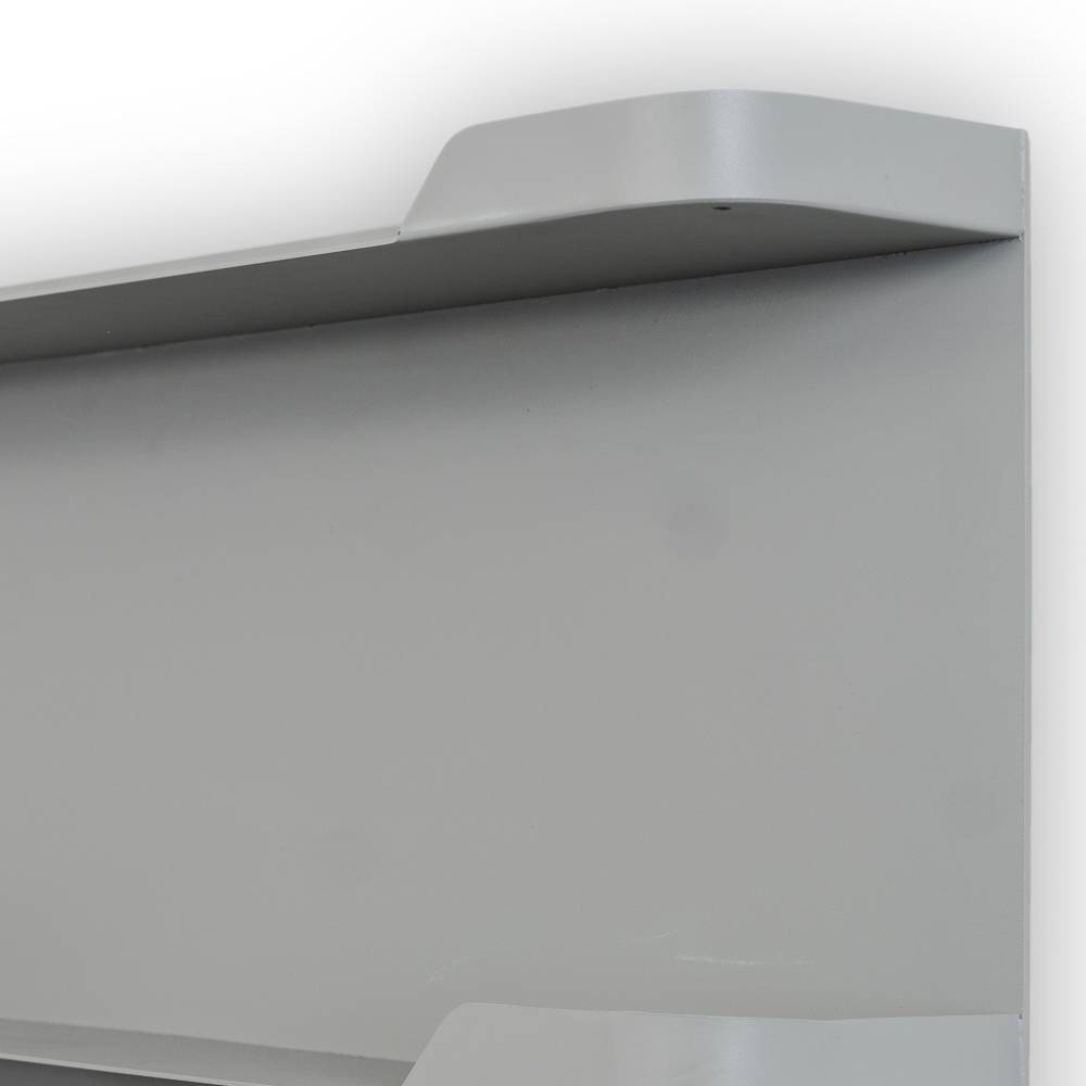 Hängegarderobe in Grau Metall - Dexter