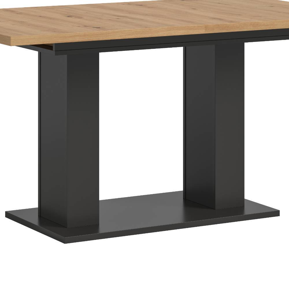 Esszimmer Ausziehtisch mit Doppel-Säulengestell - Vasoga