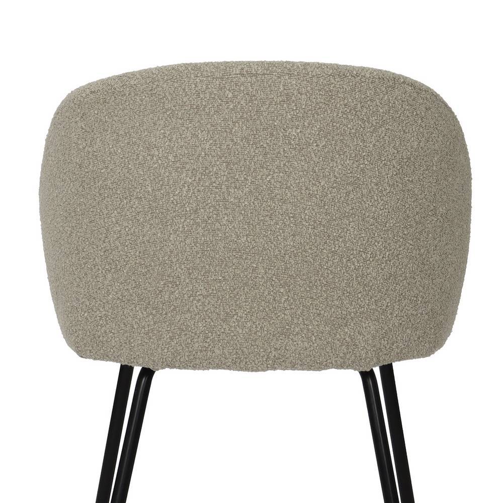 Esszimmerstuhl in Taupe Strukturstoff - Harris (2er Set)