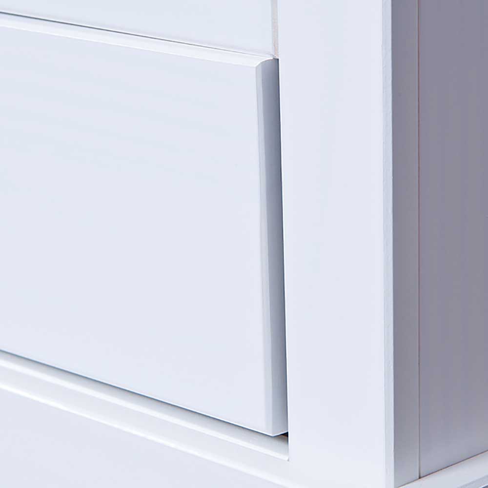 118x45x39 Landhaus TV Board in Weiß - Rosanna