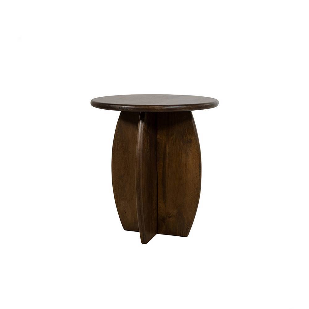 Design-Beistelltisch aus massivem Mangoholz - Hugadano