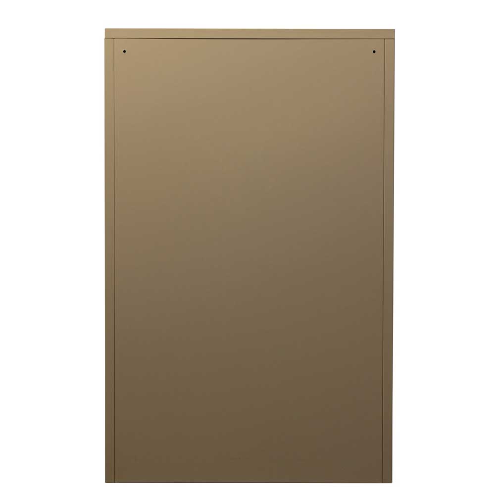 Metall Schuhschrank in Beige - Izzymo