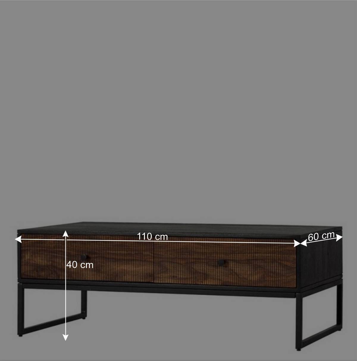Design Couchtisch aus Palisander und Mangoholz - Ondarroa