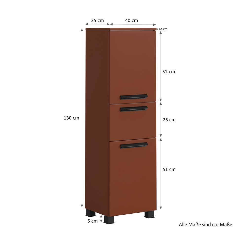 Komplettausstattung Bad Möbel-Set - Exeler (fünfteilig)