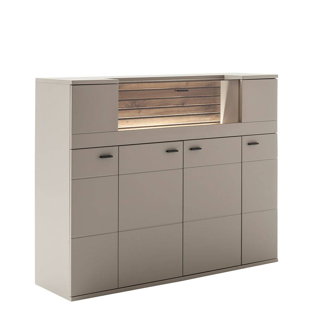 Wohnzimmerschrank mit Glas und Licht - Teorina