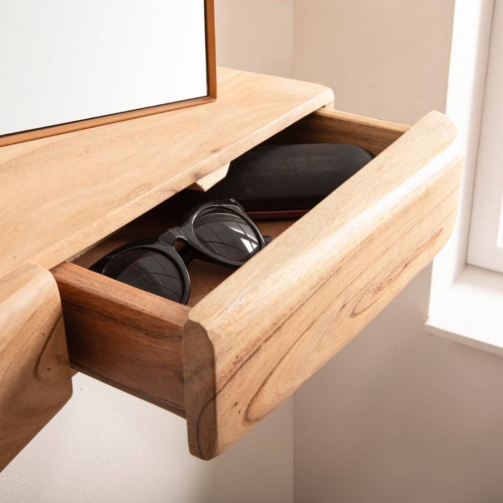 Design-Wandkonsole mit zwei Schubladen - Temuco