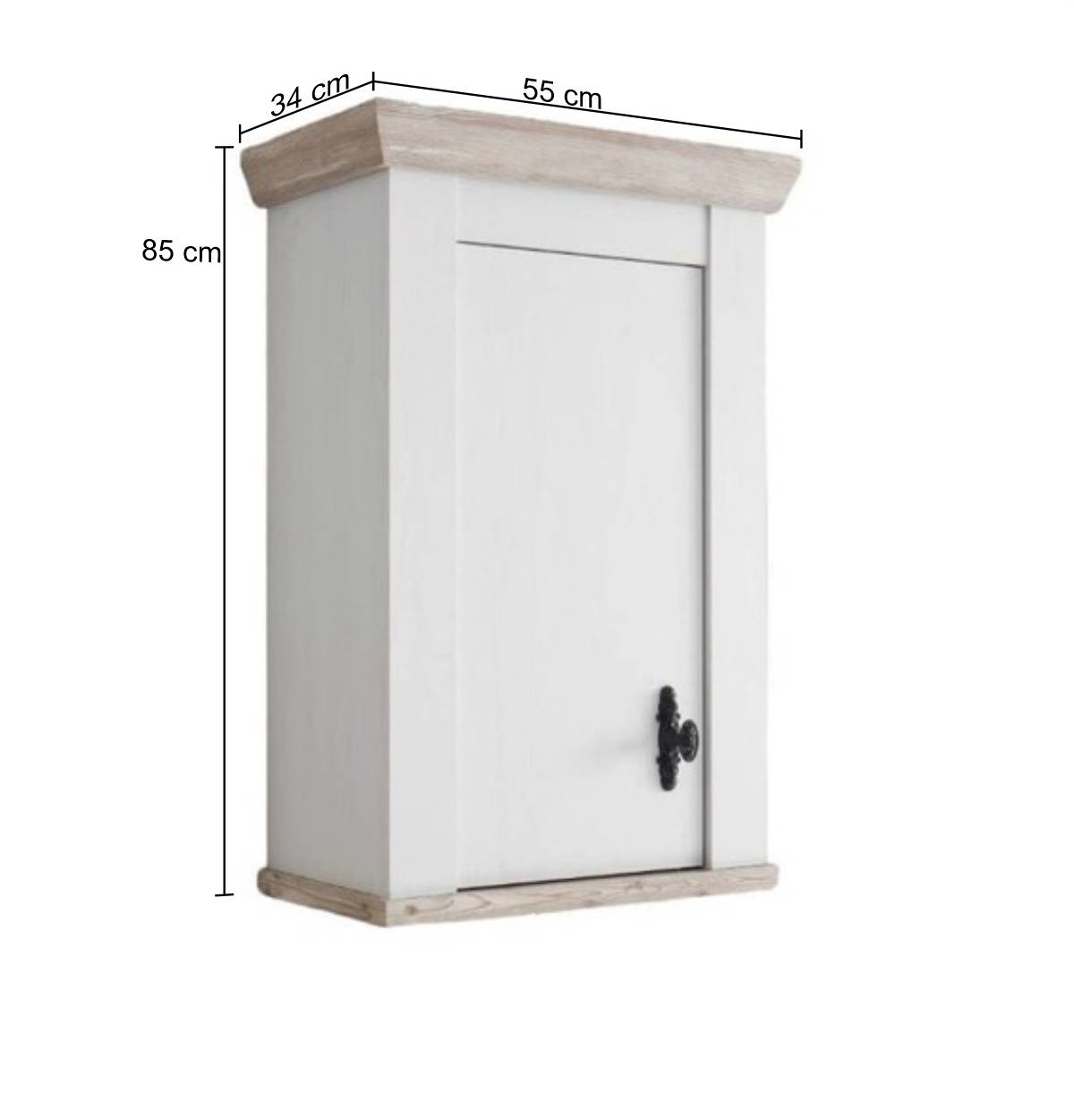 Küchen-Hängeschrank in Weiß - Nedita
