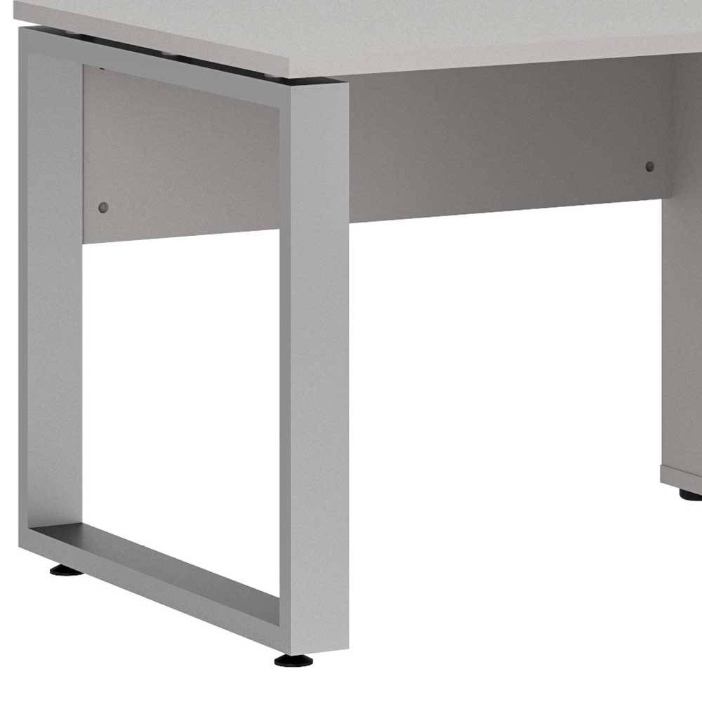 150x80 Büro Schreibtisch mit Kabeldurchlass - Emeziano