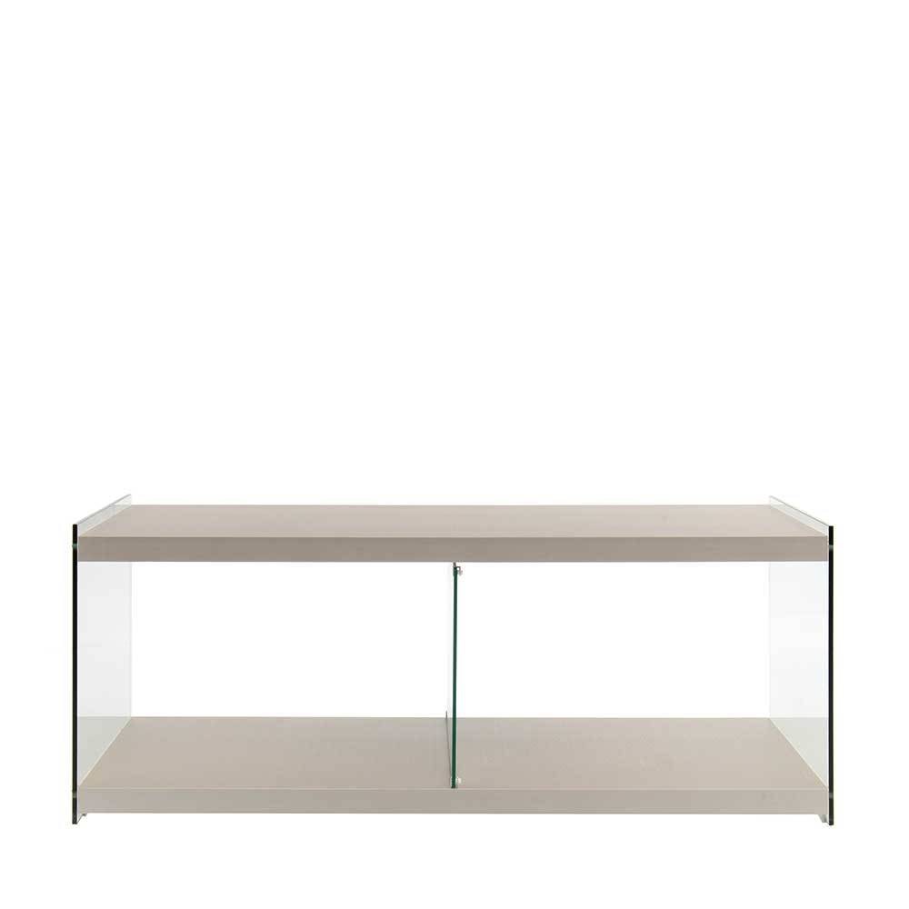 120x60 cm TV Tisch mit Glas Wangen - Culagan