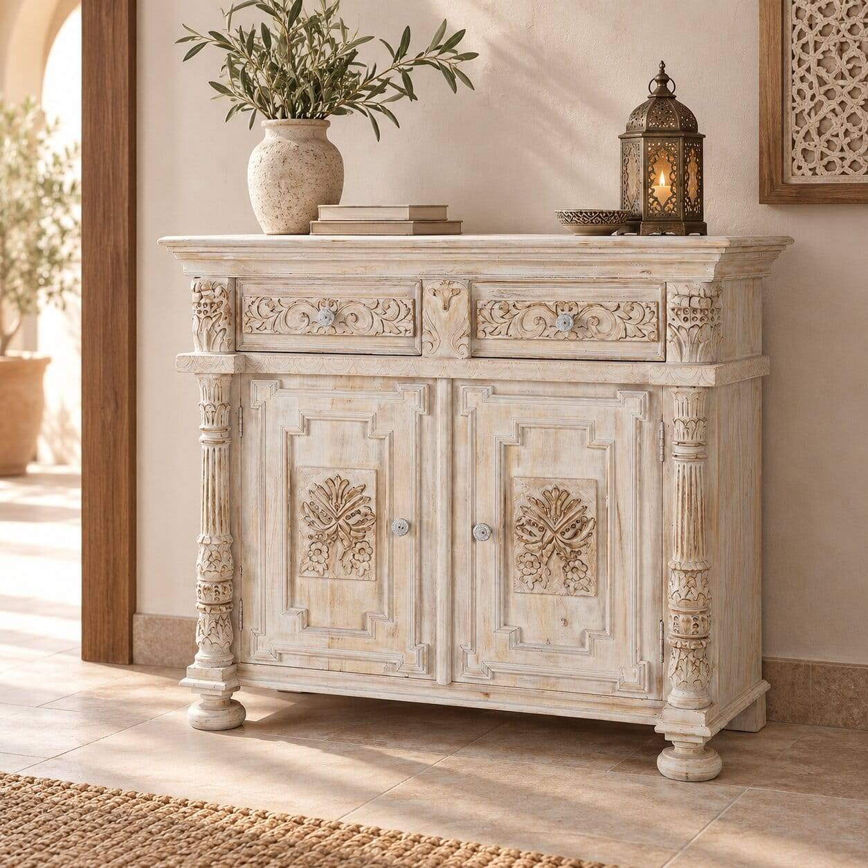 Hohe Kommode im orientalischen Stil - Cionga