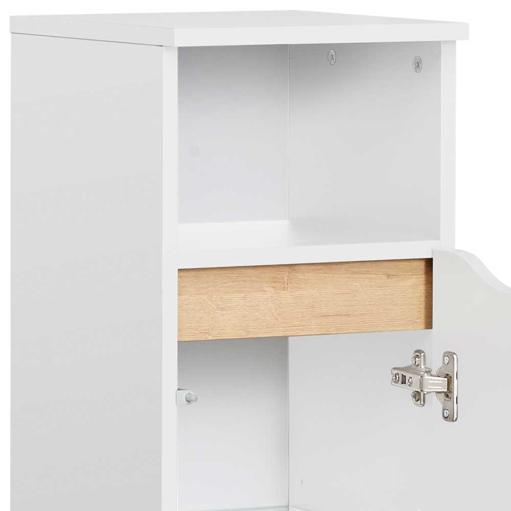 Bad-Unterschrank mit Fach und Tür - Zenata