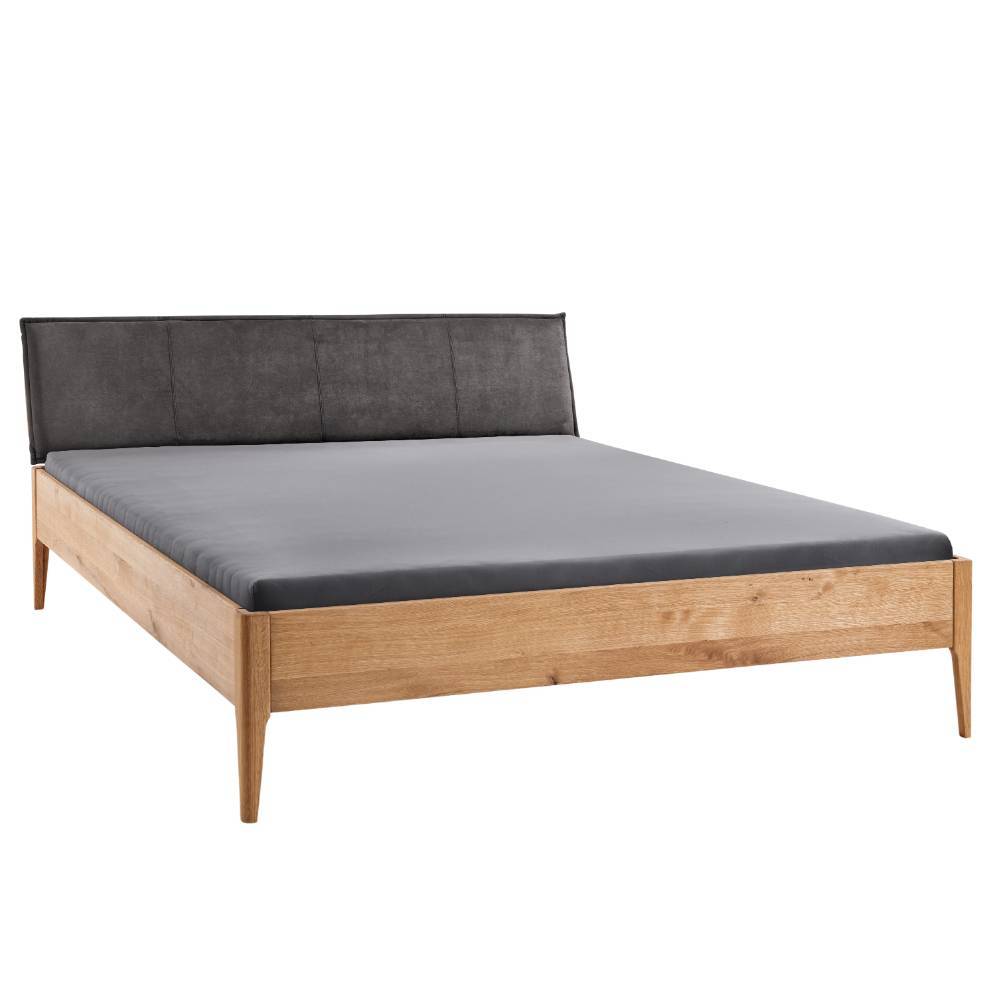 Wildeichebett mit Stoff-Kopfteil - Babahira