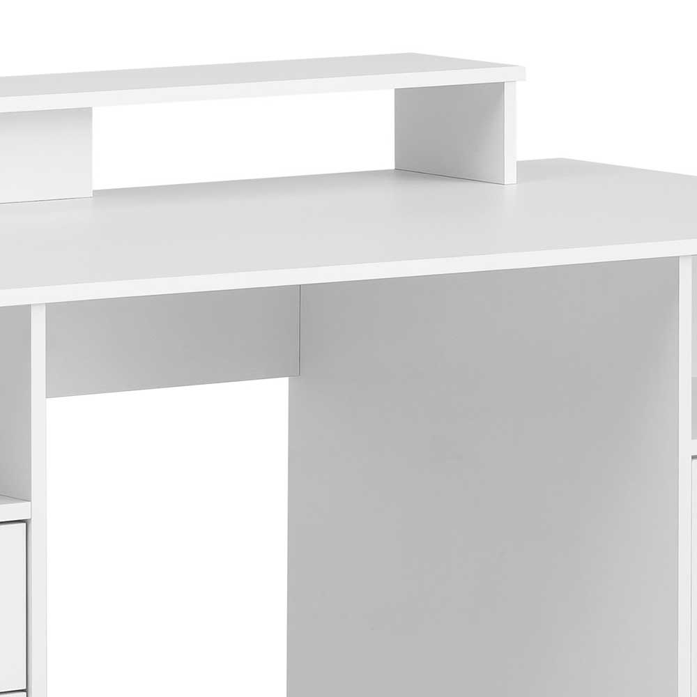 Stauraum Schreibtisch mit Bildschirmaufsatz - Fegura