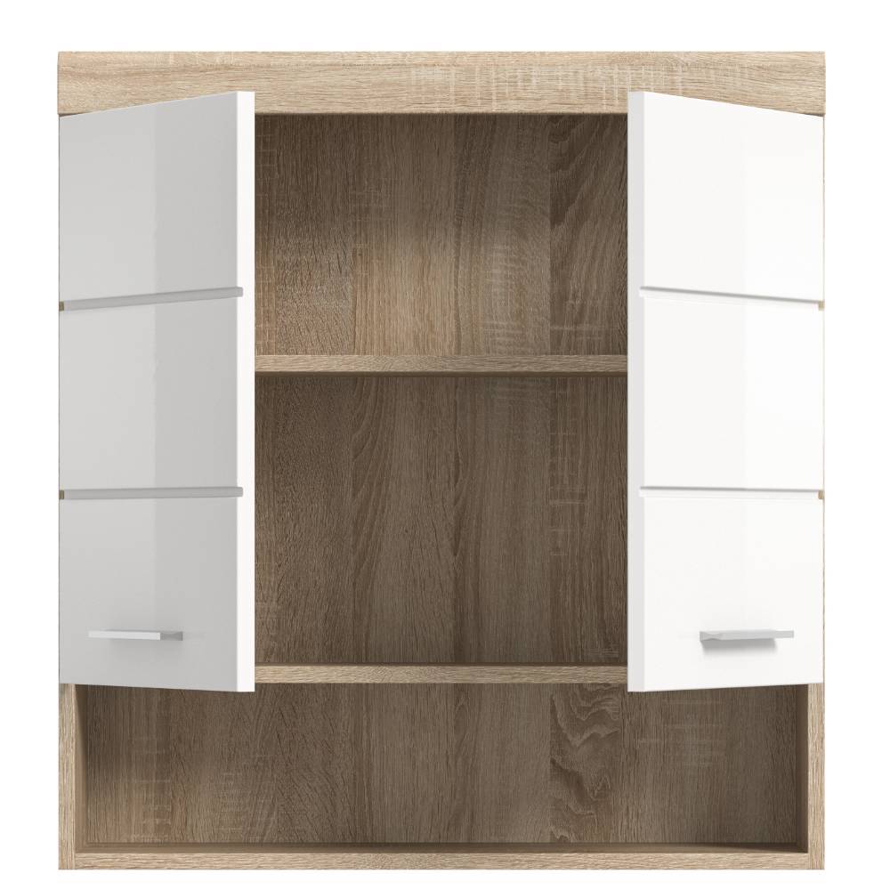 Badezimmer Hängeschrank in Weiß - Calbanyara
