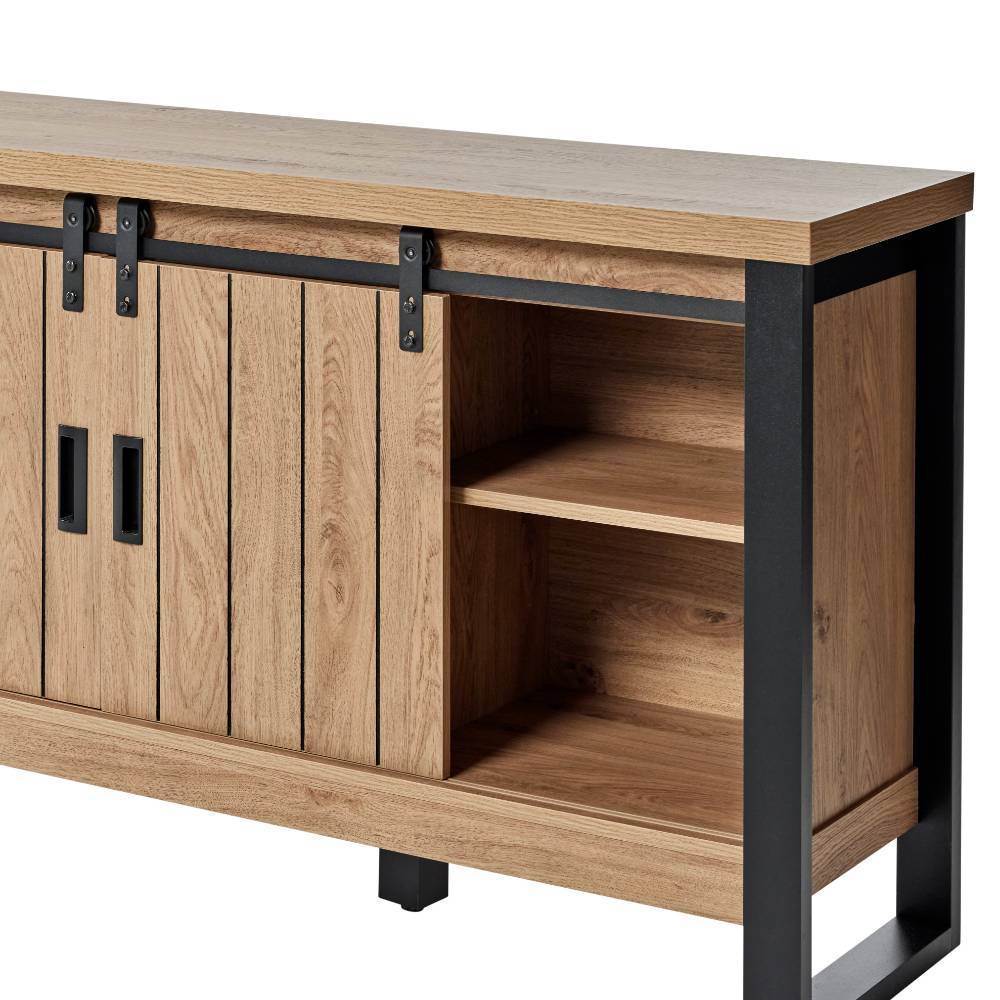 Modern Country Sideboard in Eiche Holzoptik - Jarley